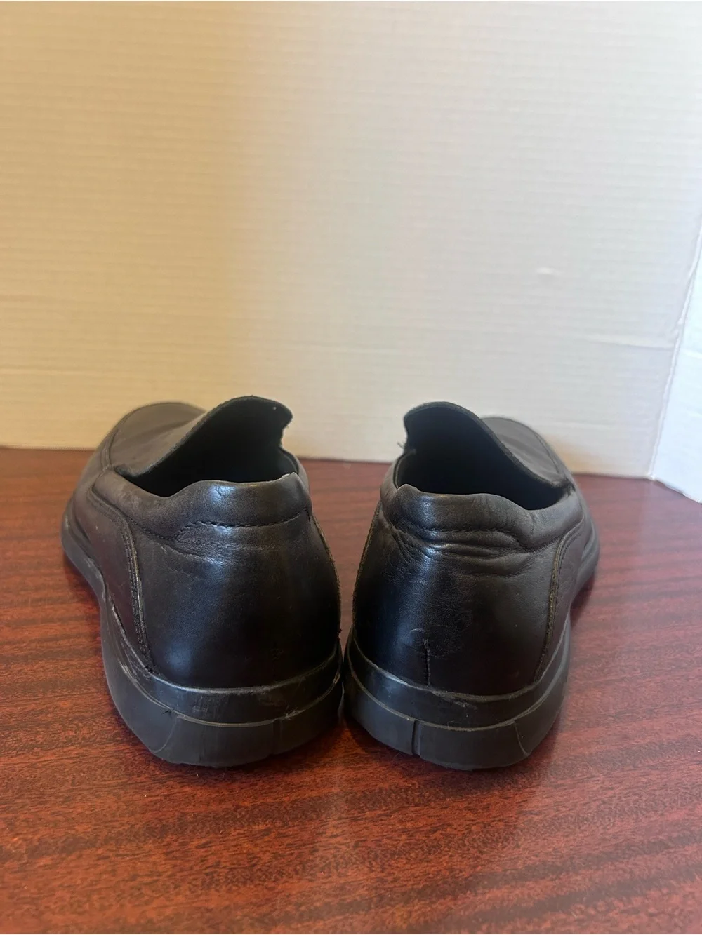 Salvatore Ferragamo Studio Black Leather Slip-On Loafers